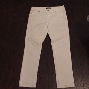 White House Black Market white jeans